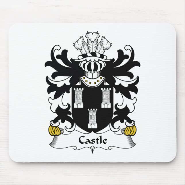 Tapis De Souris Crête de famille de château (Devant)