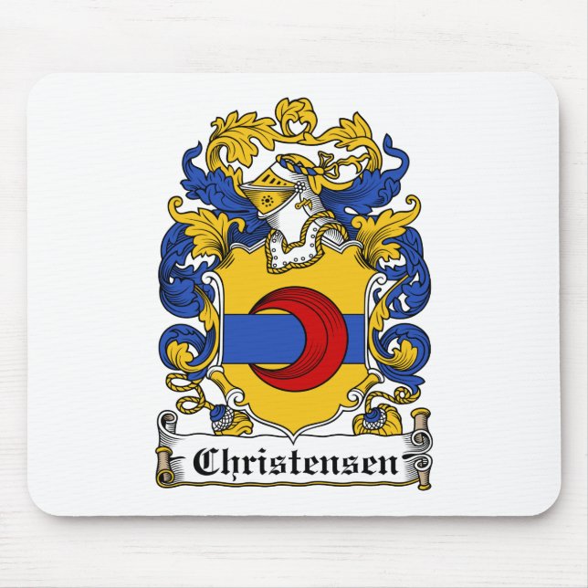 Tapis De Souris Crête de famille de Christensen (Devant)