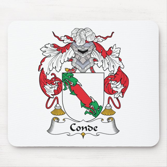 Tapis De Souris Crête de famille de Conde (Devant)