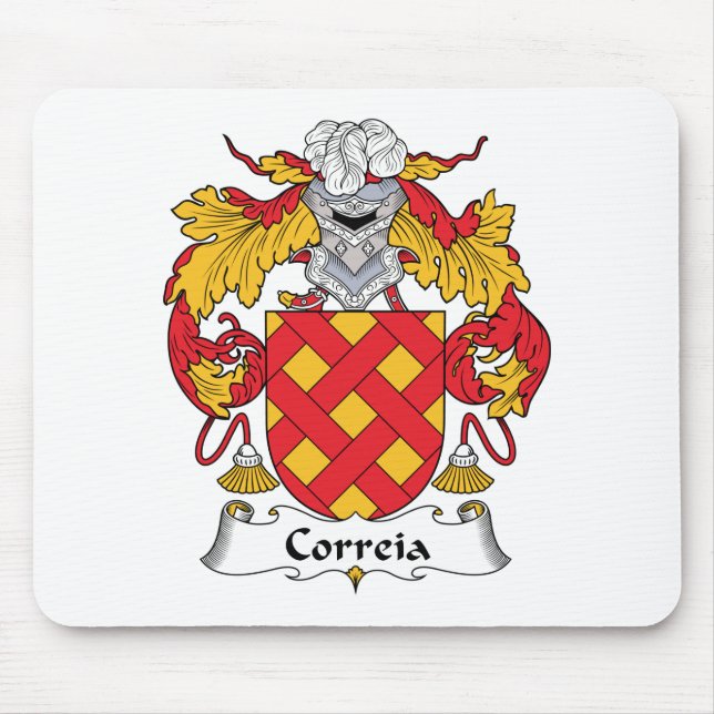 Tapis De Souris Crête de famille de Correia (Devant)