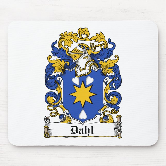 Tapis De Souris Crête de famille de Dahl (Devant)