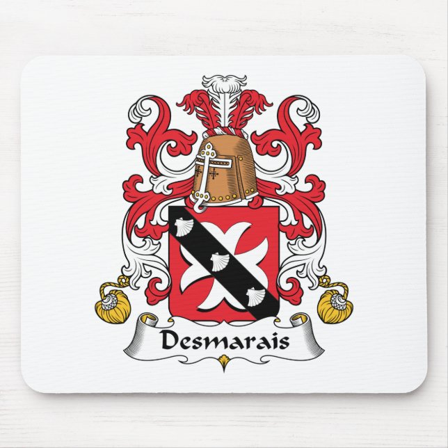 Tapis De Souris Crête de famille de Desmarais (Devant)