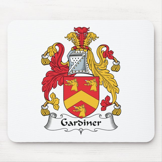 Tapis De Souris Crête de famille de Gardiner (Devant)