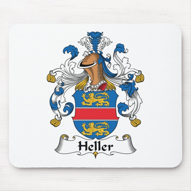 Tapis De Souris Crête de famille de Heller (Devant)