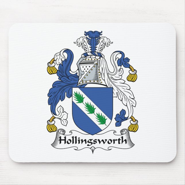 Tapis De Souris Crête de famille de Hollingsworth (Devant)