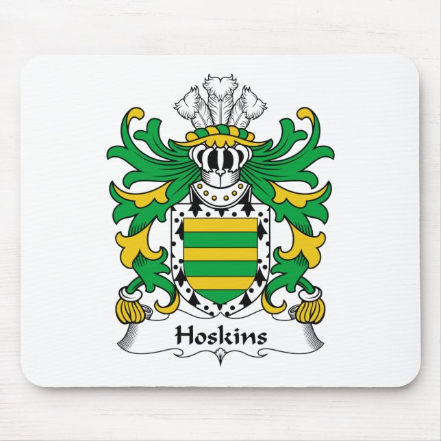 Tapis De Souris Crête de famille de Hoskins (Devant)