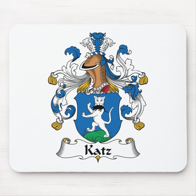 Tapis De Souris Crête de famille de Katz (Devant)