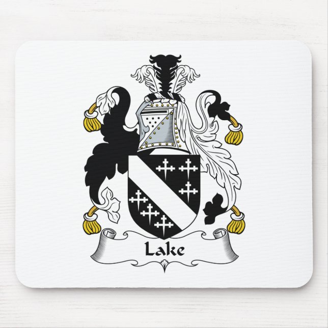 Tapis De Souris Crête de famille de lac (Devant)