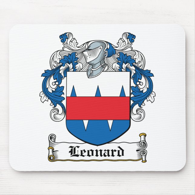 Tapis De Souris Crête de famille de Léonard (Devant)