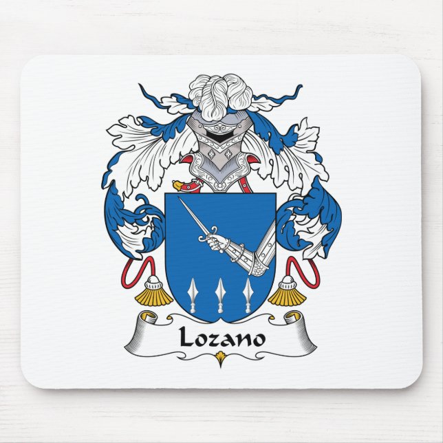 Tapis De Souris Crête de famille de Lozano (Devant)