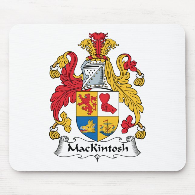Tapis De Souris Crête de famille de Mackintosh (Devant)