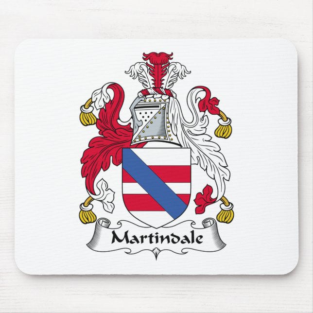 Tapis De Souris Crête de famille de Martindale (Devant)