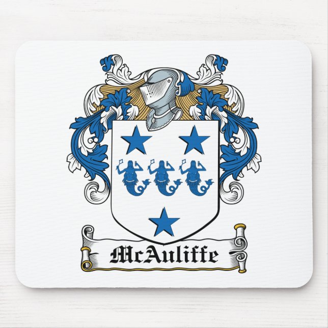Tapis De Souris Crête de famille de McAuliffe (Devant)