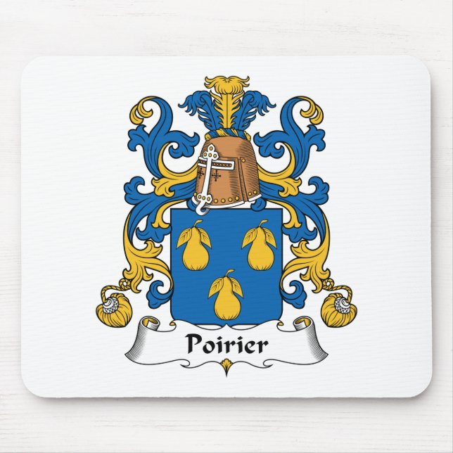 Tapis De Souris Crête de famille de Poirier (Devant)