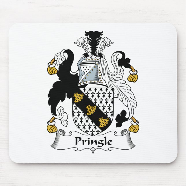 Tapis De Souris Crête de famille de Pringle (Devant)