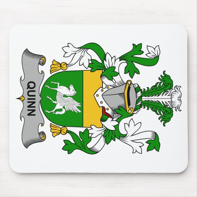 Tapis De Souris Crête de famille de Quinn (Devant)
