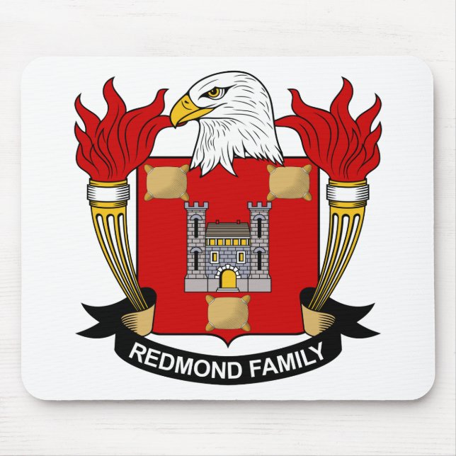 Tapis De Souris Crête de famille de Redmond (Devant)