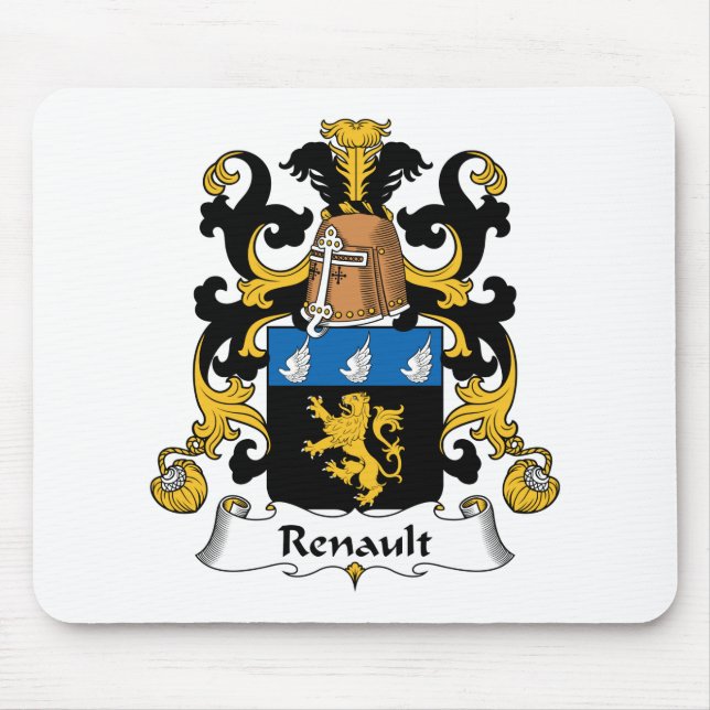 Tapis De Souris Crête de famille de Renault (Devant)