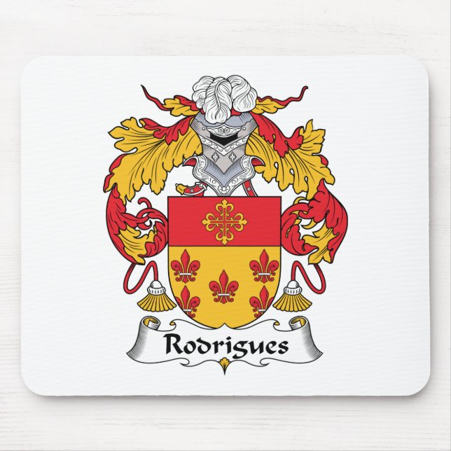 Tapis De Souris Crête de famille de Rodrigues (Devant)