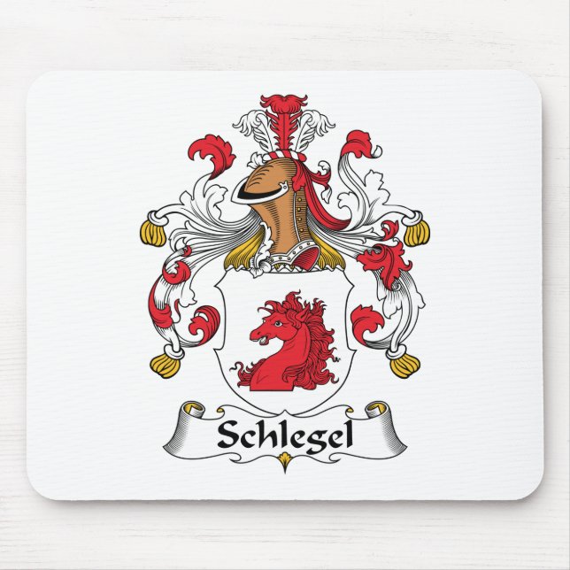 Tapis De Souris Crête de famille de Schlegel (Devant)
