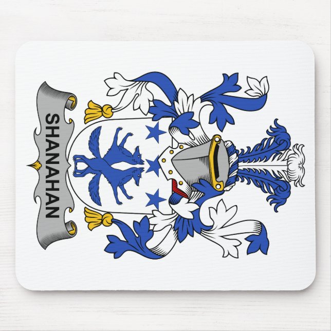 Tapis De Souris Crête de famille de Shanahan (Devant)