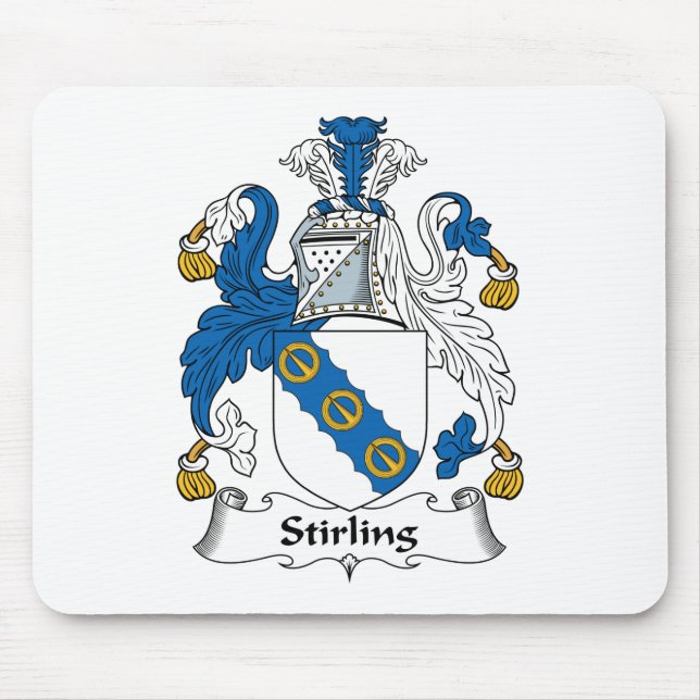 Tapis De Souris Crête de famille de Stirling (Devant)