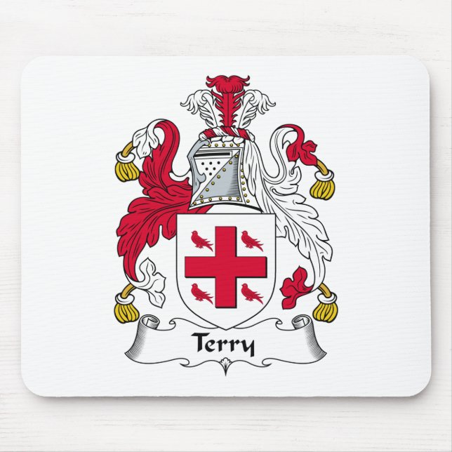 Tapis De Souris Crête de famille de Terry (Devant)