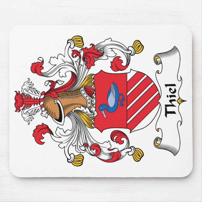 Tapis De Souris Crête de famille de Thiel (Devant)