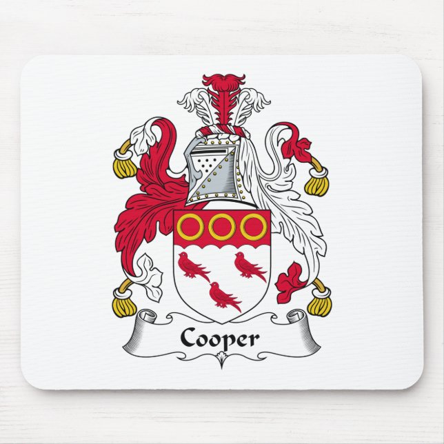 Tapis De Souris Crête de famille de tonnelier (Devant)