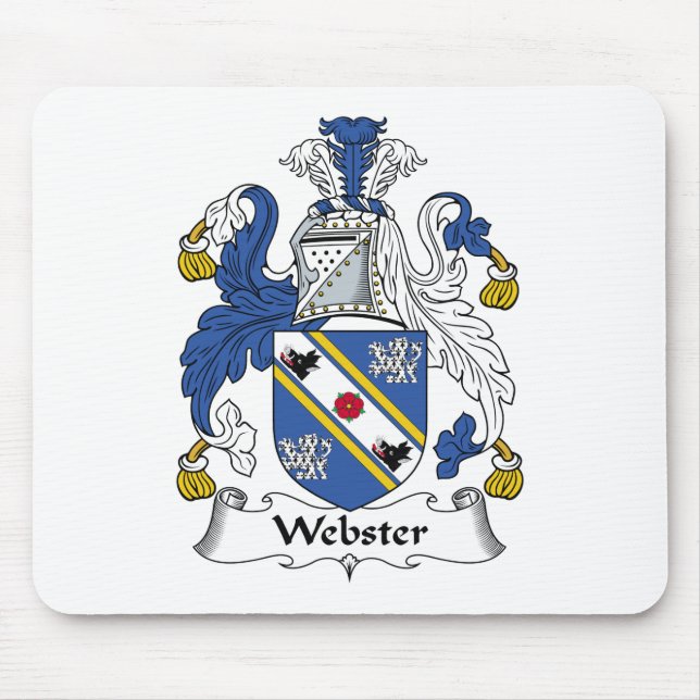 Tapis De Souris Crête de famille de Webster (Devant)