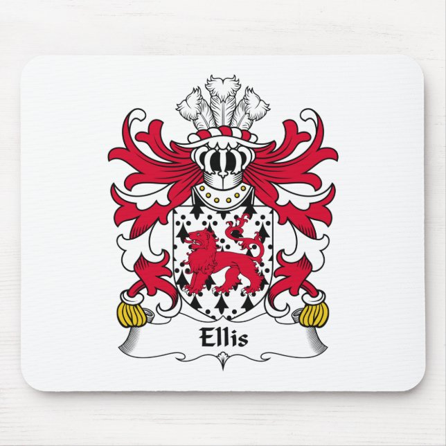 Tapis De Souris Crête de famille d'Ellis (Devant)