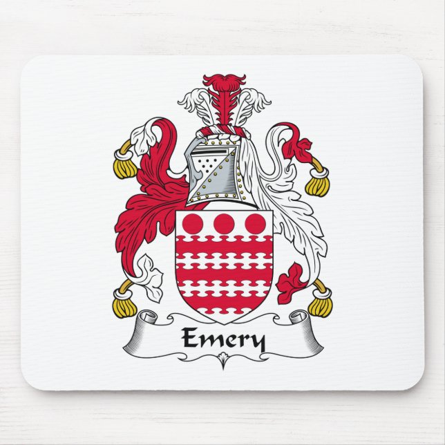 Tapis De Souris Crête de famille d'émeris (Devant)
