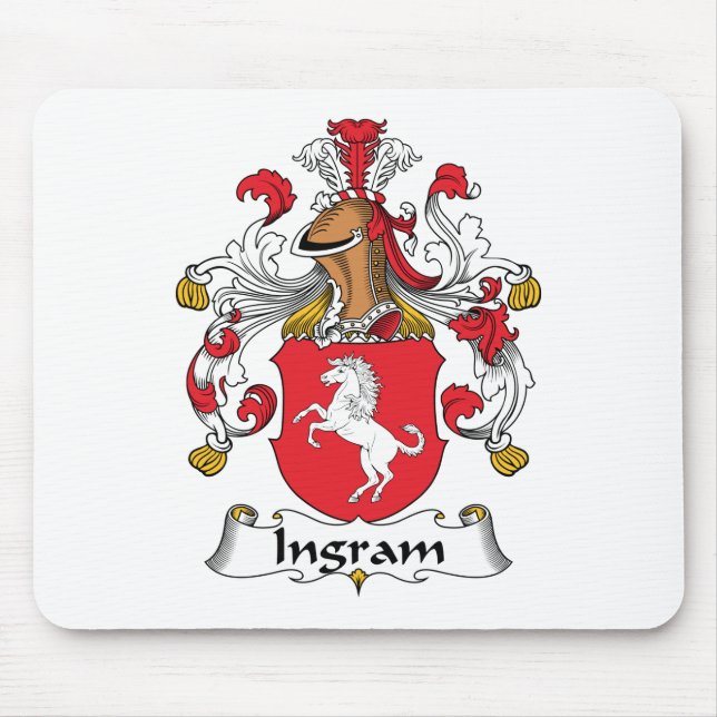 Tapis De Souris Crête de famille d'Ingram (Devant)