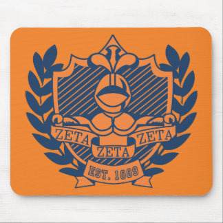 Tapis De Souris Crête de fraternité de Zeta Zeta Zeta -