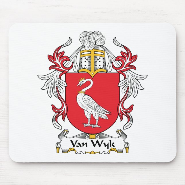 Tapis De Souris Crête de Van Wyk Family (Devant)