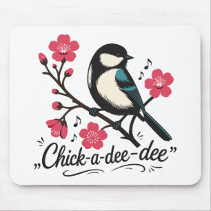 Tapis De Souris cri de la mésange 'tchic-tchic-tchic'