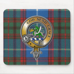 Tapis De Souris Crichton Tartan & Badge