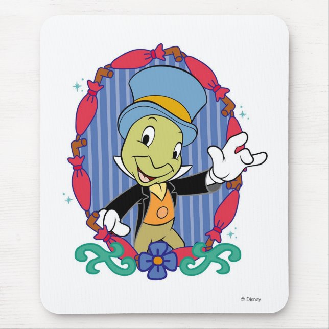 Tapis De Souris Cricket Disney Pinocchio Jiminy (Devant)