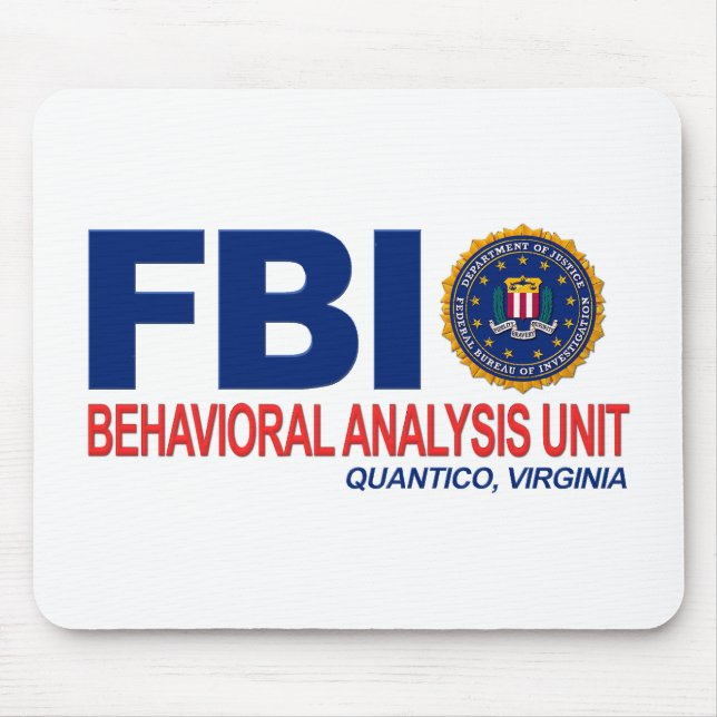 Tapis De Souris Criminel de FBI BAU (Devant)