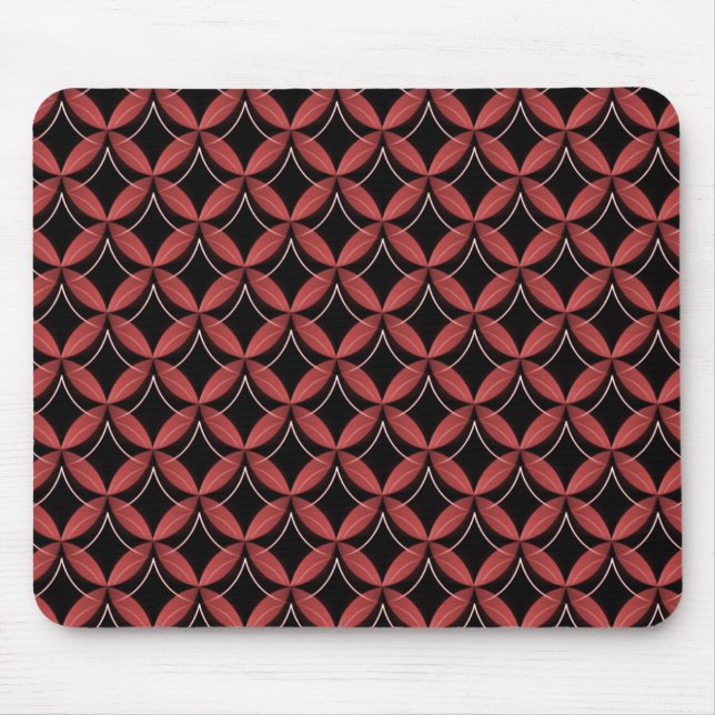 Tapis De Souris Crimson Red Uptown Glam Mousepad (Devant)