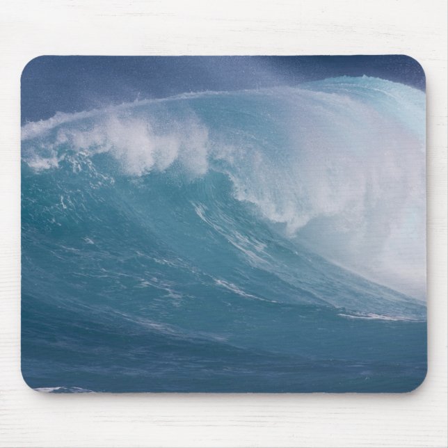 Tapis De Souris Crise de la vague bleue, Maui, Hawaï, États-Unis (Devant)