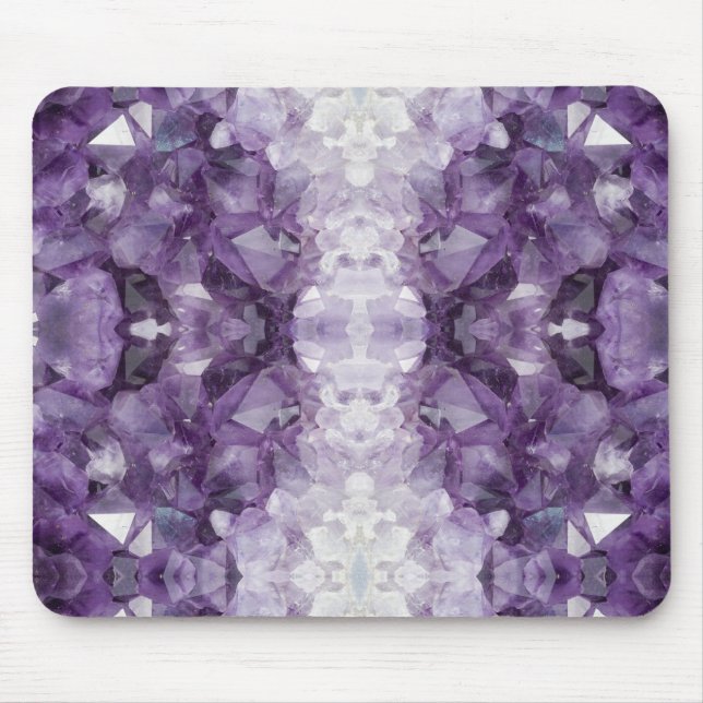 Tapis De Souris Cristaux d'apothyste de la souris (Devant)
