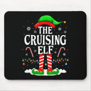 Tapis De Souris Croisière Elf Xmas amusant jumelé croisière en fam