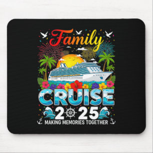 Tapis De Souris Croisière en famille 2025 Voyage de vacances Famil