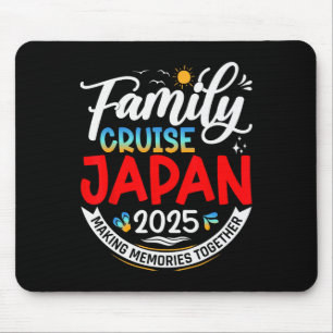Tapis De Souris Croisière familiale au Japon 2025 Vacances familia
