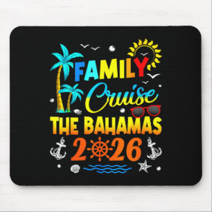 Tapis De Souris Croisière familiale pour femmes Bahamas Design d'é