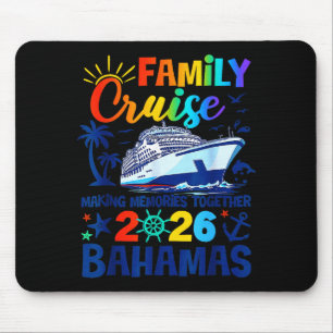 Tapis De Souris Croisière minimale aux Bahamas 2026 Famille Amis