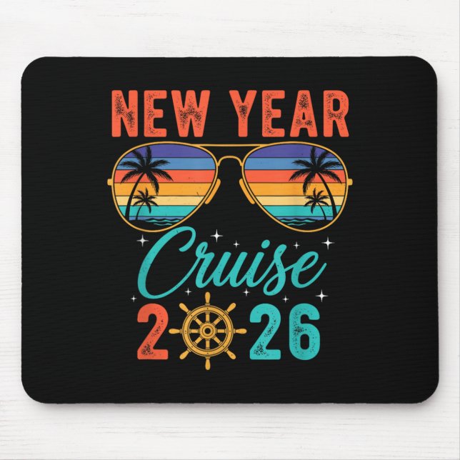 Tapis De Souris Croisière Nouvel An 2026 (Devant)
