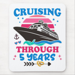 Tapis De Souris Croisière Sur 5 Ans Mariage