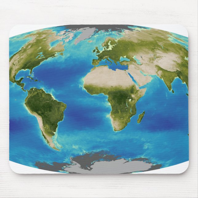 Tapis De Souris Croissance plante moyenne de la Terre (Devant)